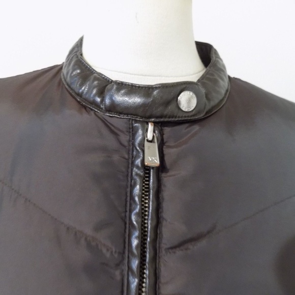 MICHAEL by MICHAEL KORS Dark Brown Puff Coat, Med - Picture 2 of 4